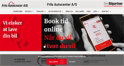 Desktop Screenshot of friisautocenter.dk